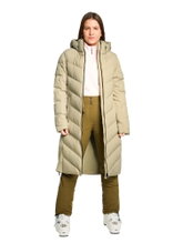 Ziener Winter Coat Telse-Z (waterproof, windproof, removable sleeves) 2025 sage leaf beige ladies
